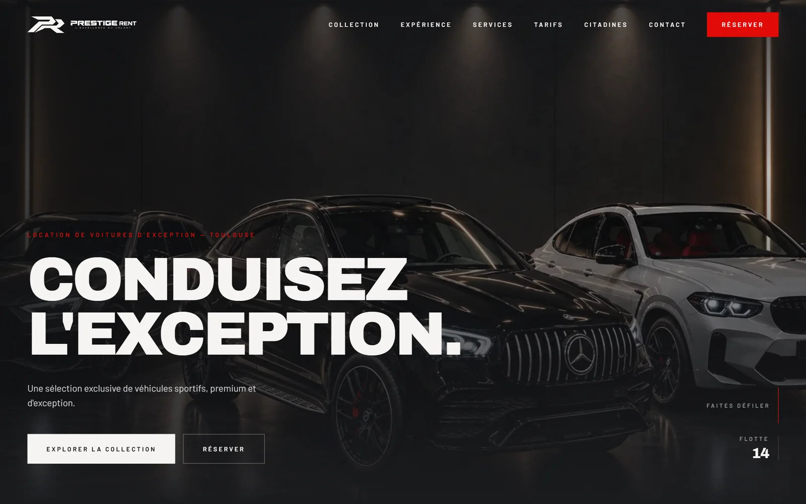 Capture du projet Prestige Rent