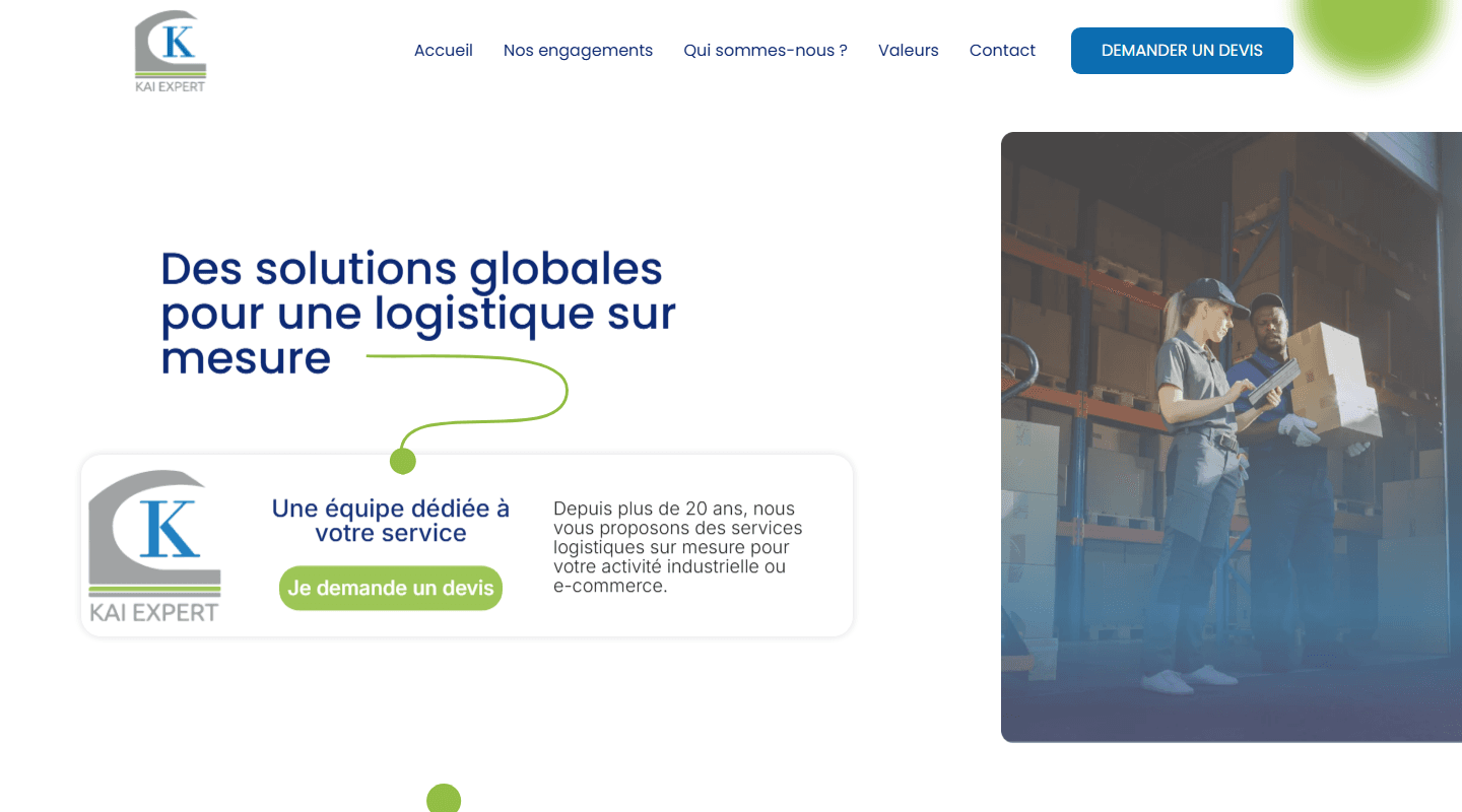 Capture du projet Kai Expert