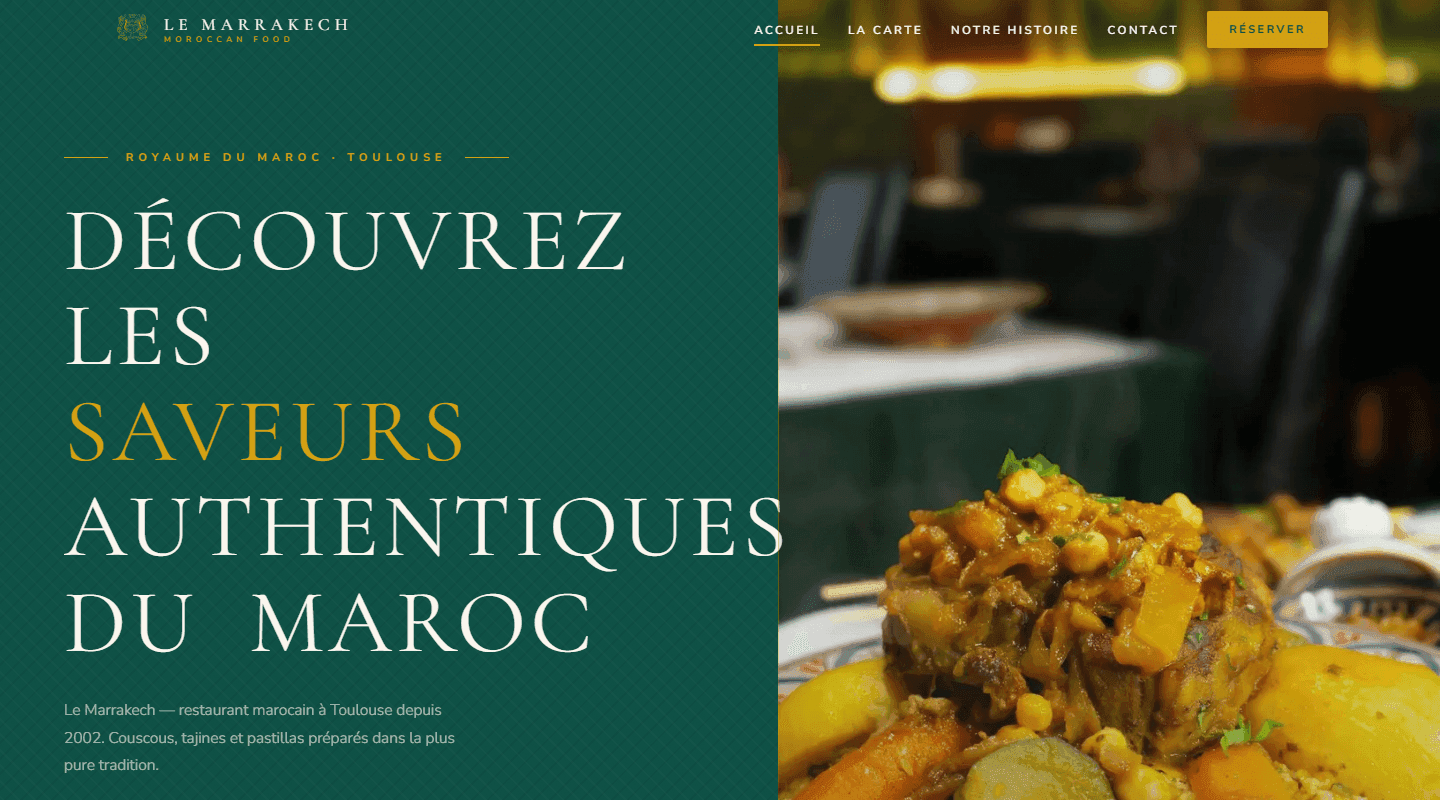 Capture du projet Le Marrakech